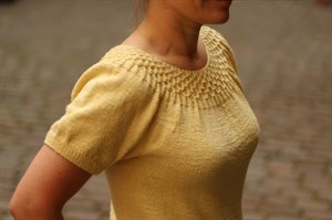 202 Sommer smock tee i Økologisk Pimabomuld