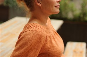 202 Sommer smock tee i Økologisk Sommeruld