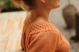 202 Sommer smock tee i Økologisk Sommeruld