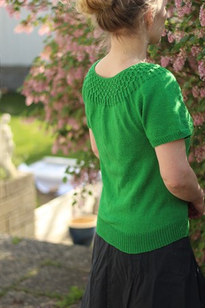 202 Sommer smock tee i Økologisk Pimabomuld