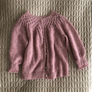 201 Susans cardigan i Midnatssol