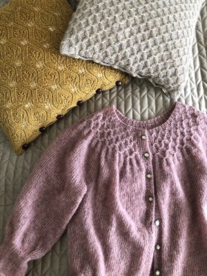 201 Susans cardigan i Midnatssol